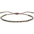 KELITCH Seed Beads Strand Bracelet Handmade Braided Adjustable Charm String Link Bracelets Fashion Jewelry for Women Girl