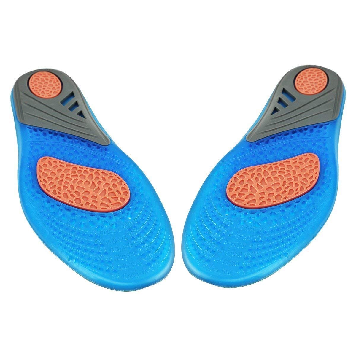 HLYOON GEL Sports Orthotic Insoles, Full Length Performance Shoe Insoles, Relieve Foot Pain and Fasciitis (UK women\'s (4-9))
