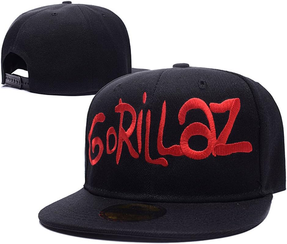Gorillaz Band Logo Adjustable Snapback Embroidery Hats Caps