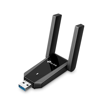 TP-Link USB 3.0 WiFi Adapter for Desktop PC (Archer TX30U Plus)-AX1800 WiFi 6 Dual-Band Plug and Play Wireless Network Adapter with 2.4GHz, 5GHz, 2รHigh Gain Antenna, WPA3, Supports Windows 11/10