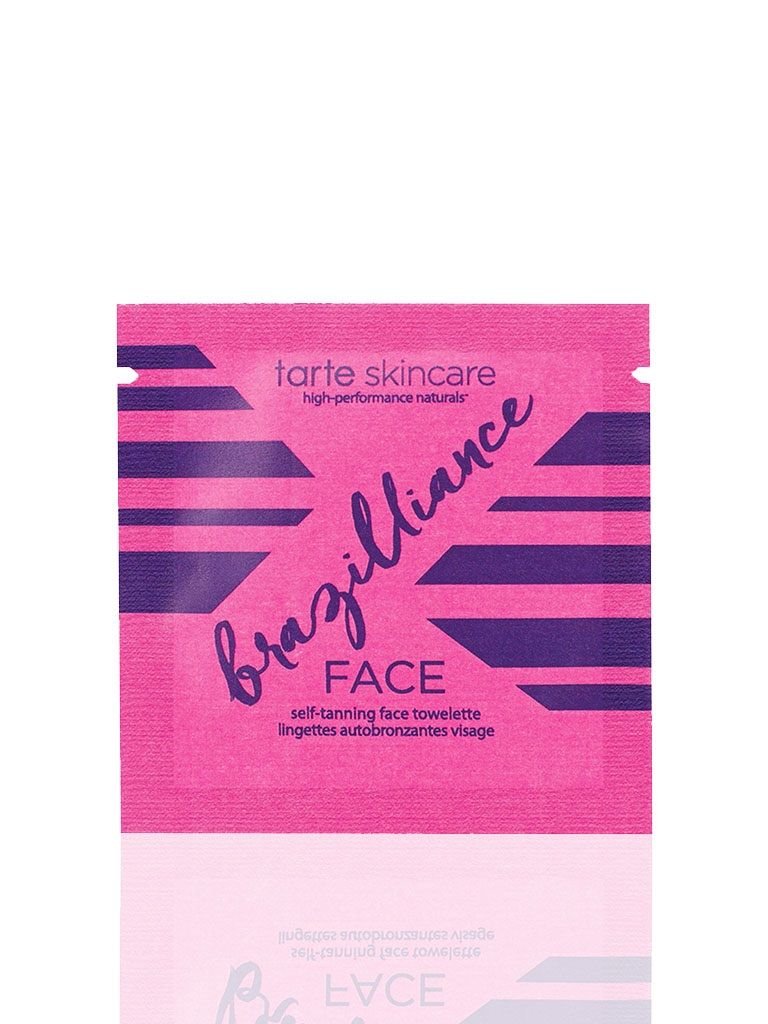 tarte Brazilliance Skin Rejuvenating Maracuja Self Tanning Face Towelettes set of 10
