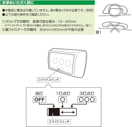 Amazon カーメイト 車用 Led ルームライト ワイド照射 電池式 Cz403 ルームランプ 車 バイク