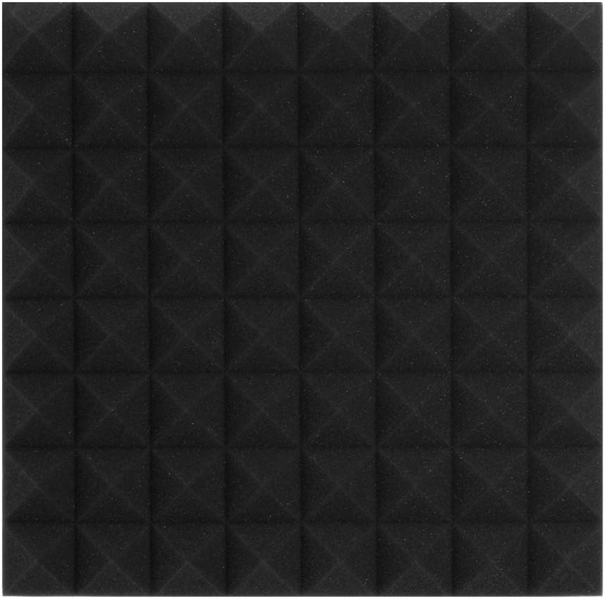 Soundproofing Foam Board - 50x50cmx5.5cm Acoustic Soundproof Sound Stop Absorption Pyramid Studio Foam By BouT