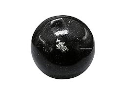 Nuummite Crystal Ball with Stand - 2" Inches