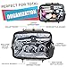 Baby Diaper Bag Backpack Organizer - Multi-Function Designer - Wide Open Tote Bag for Mom Dad Boys & Girls - Insulated Pocket for Bottle Storage - Changing Pad - Waterproof - Gray