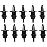Hawaiian Shaved Ice Syrup Precise Control Bottle Pourers, 10-Pack | Professional Pour Spouts, For Snow Cone &amp; Drink Flavors