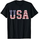 USA National American Flag 4th of July T-Shirt