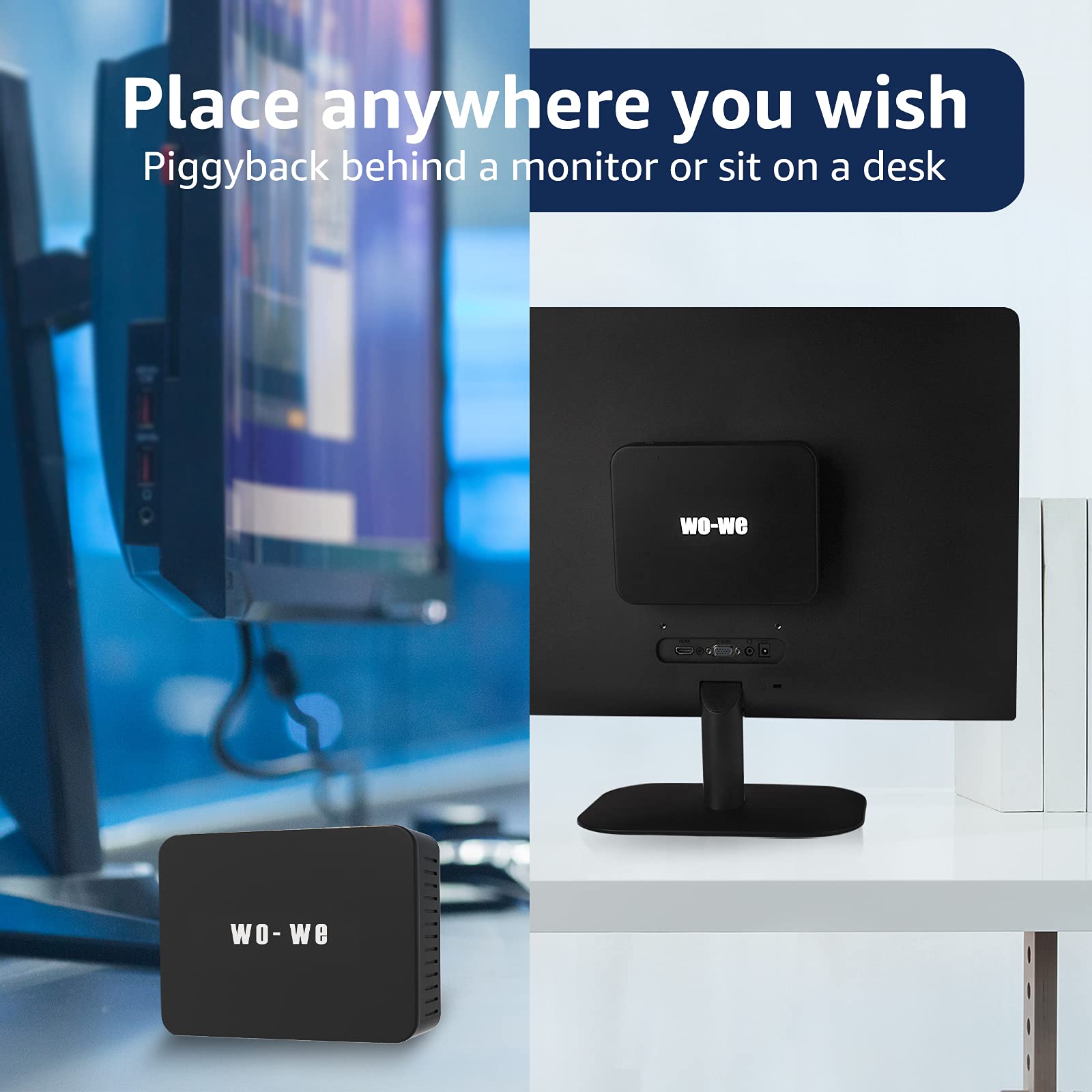 Wew Computer Mua Wo-We Mini PC with Intel Celeron N4020 Processor, Intel UHD ...