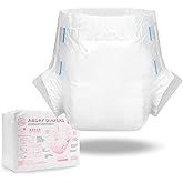 Littleforbig Adjustable Tapes Adult Diaper 10 Pieces - ABDry Ultra Absorbent Diapers 6500 mL White (Medium 28"-38")