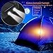 JETSUN Solar Charger 16750mAh Portable Solar Power Bank with Waterproof Solar Panel and Flashlight for iPhone, iPad, Android and More-Orange