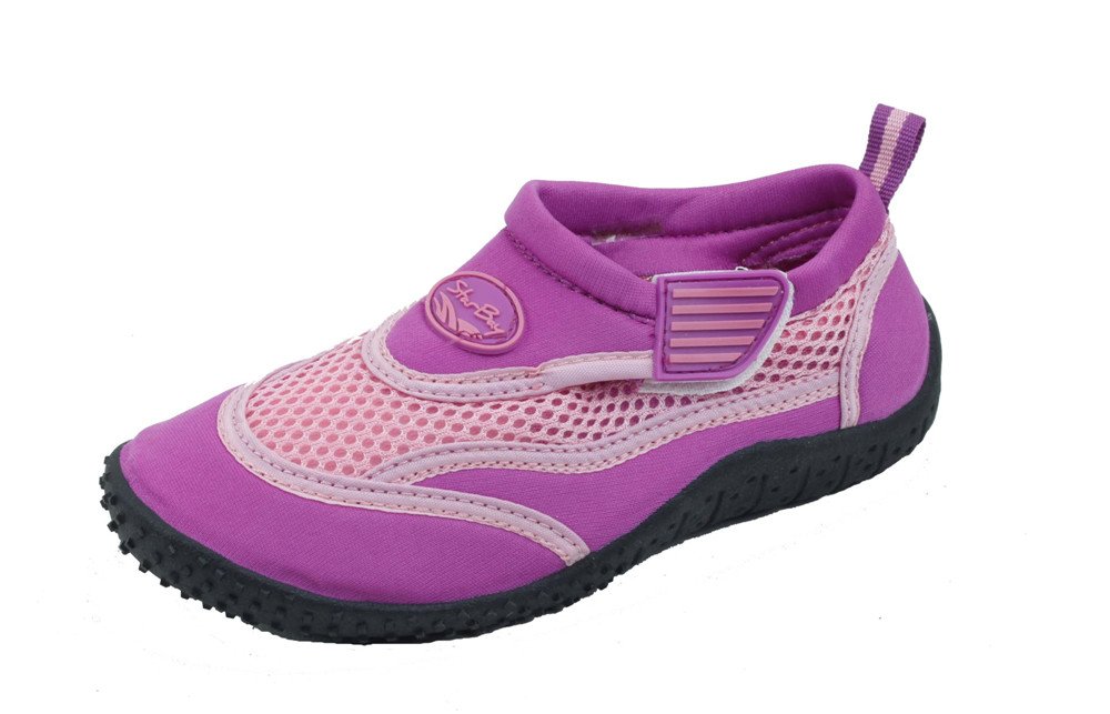 Kids Slip-On Athletic Purple Water Shoes/Aqua Socks Size 2