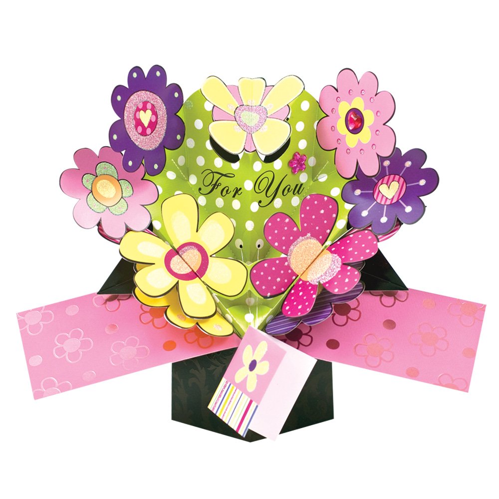 Pop up Flowers Greeting Card