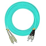 Jeirdus OM4 10M 10Meters 33ft SC to FC Duplex 10Gb