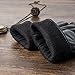 Anccion Men's Genuine Sheepskin Leather Driving Gloves, XL, Black