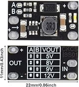 Youmile 5PCS DC-DC Boost Converter Module 3V-9V to 12V Step-Up Voltage view 8