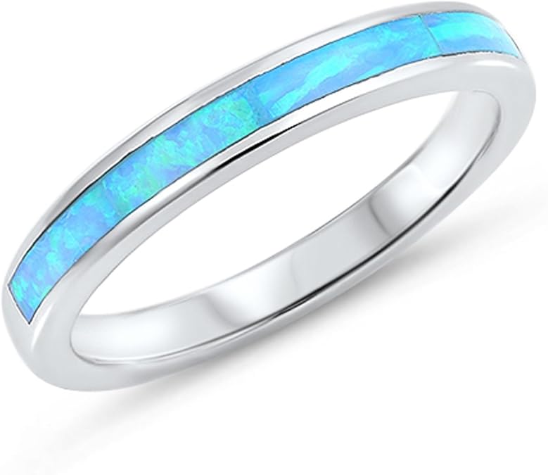 Prime Jewelry Collection Sterling Silver Women's Light Blue