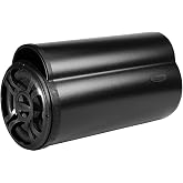 Bazooka BTA8250D BT Series 8-Inch 250-Watt Class D Amplified Tube | 8 inch 250 watt Class D amplified Bass Tubes, dual voice coil, plug-and-play car and truck