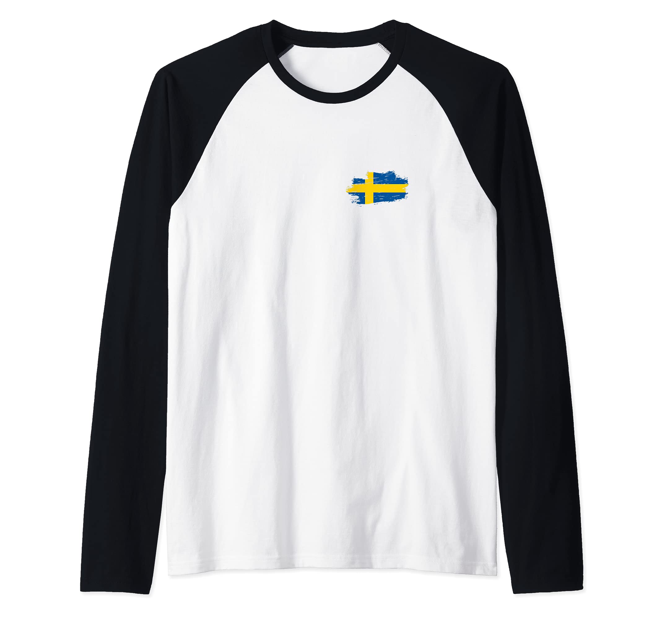 Flag Sweden Raglan Baseball Tee