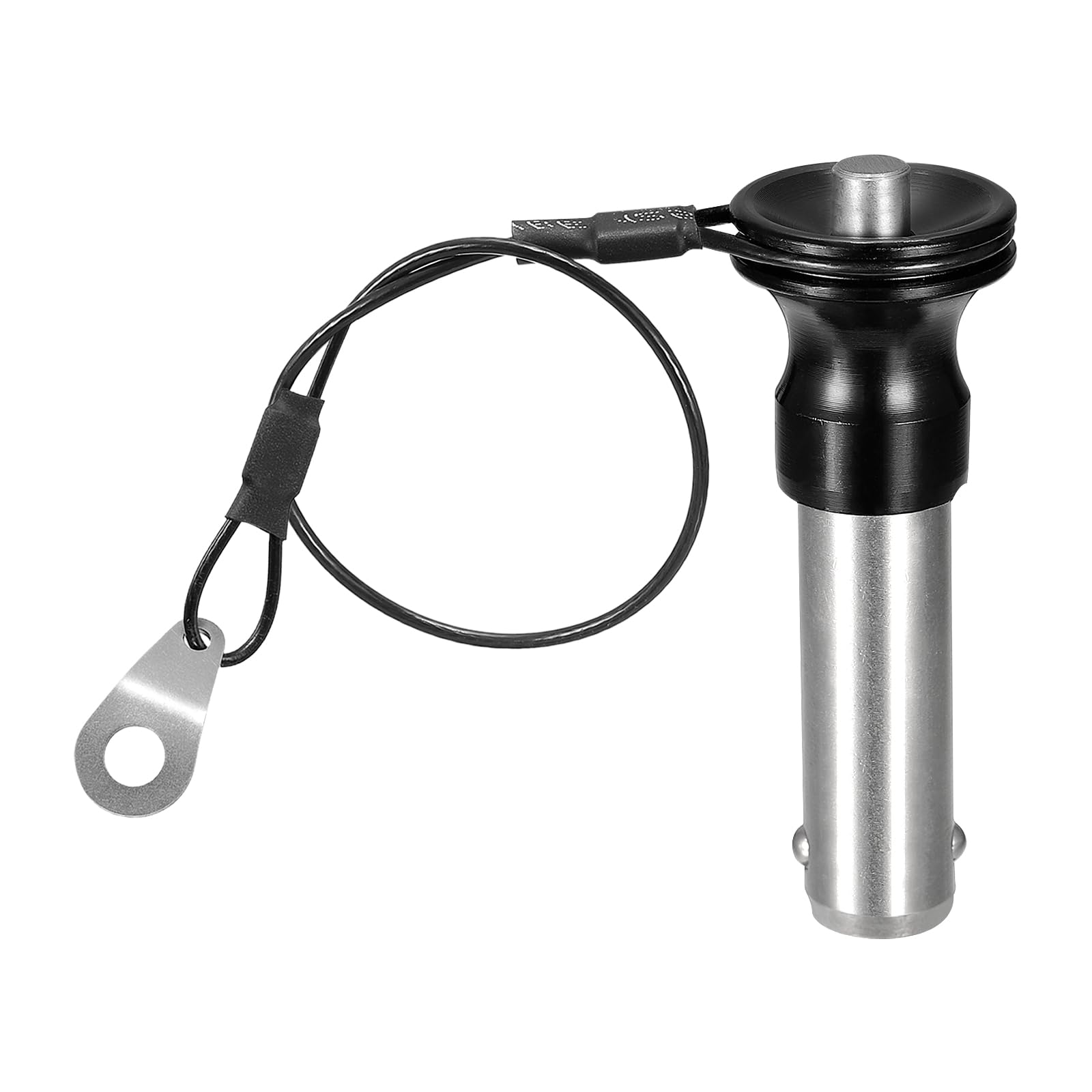 DTGN 12mmx28mm(DxL) Quick Release Pin - Good for Quickly Connecting Hooking Up Components - 304 Stainless Steel Push-Button Ball Locking Pins with Wire - Silver