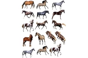 XPRESSIONDECALS Beautiful Horses - 85143 - Ceramic Decal - Enamel Decal - Glass Decal - Waterslide Decal - 3 Different Size Sheet (Images) to Choose from. Choose Either Ceramic (Enamel) or Glass Fusing Decals