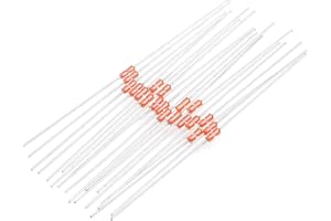 uxcell 20PCS NTC Thermistors Resistors MF58 3950B 10K Ohm Glass Sealed Temperature Sensors