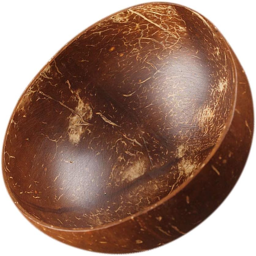 Ruiboury Cuenco de coco natural ecológico sopa ensalada fideos arroces