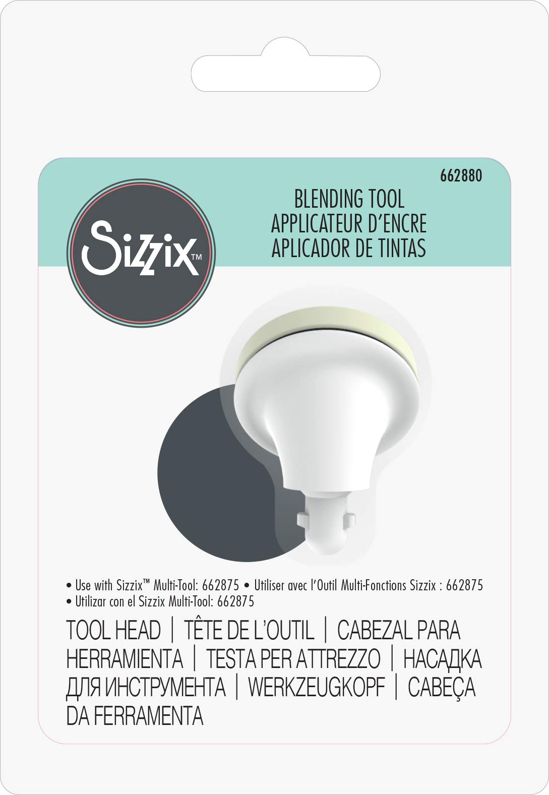Sizzix Blending Replacement Sponge For Sizzix Tool 662880 Heads for Scrapbooking Cardmaking Papercraft Home Décor Multi Colour One Size