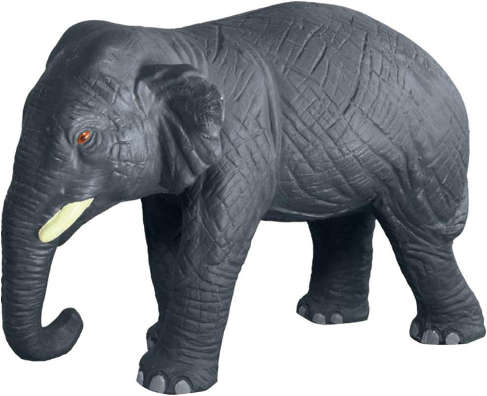 Elephant Toy Figure - Detailed Animal Toy Made From Soft Latex