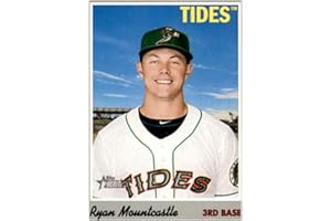 2019 Topps Heritage Minors Baseball #12 Ryan Mountcastle Norfolk Tides Official MILB Minor League Trading Card