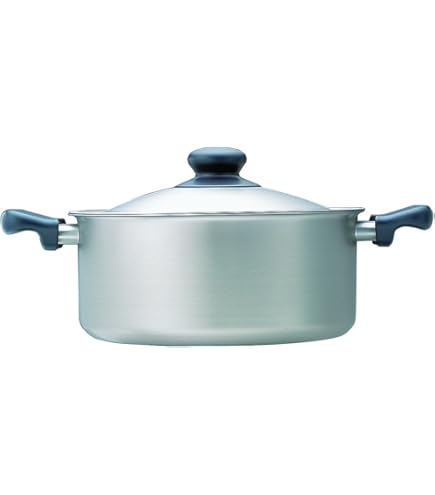 Yamashita Kogei Yukihira Pot - 7.1 Inch Aluminum Japanese Cooking Pot With Wood Handle