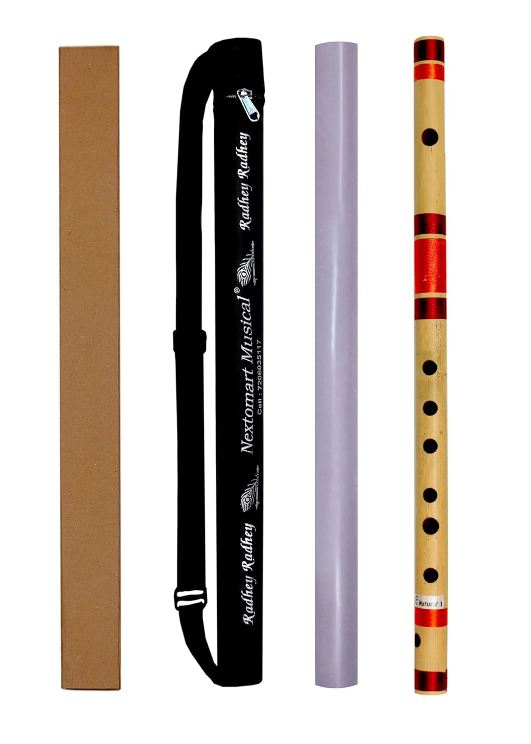 NEXTOMART Musical Flutes E Natural Medium 7 Hole Bamboo Amazon.in