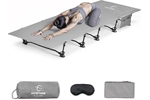 HITORHIKE Camping Cot Compact Folding Cot Bed for Outdoor Backpacking Camping Cot Bed