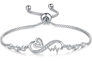 DESIMTION Mothers Day Gifts for Mom, Infinity Love Bracelets for Women Girls, Birthday Jewelry Gifts for Women Girlfriend Wife Mom from Daughter Son