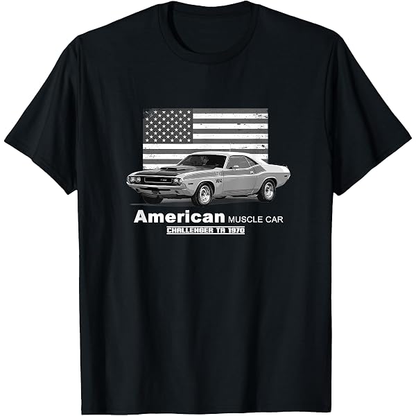 Camiseta Dodge Hemi Charger Challenger Mopar Ram American Muscle US-Car
