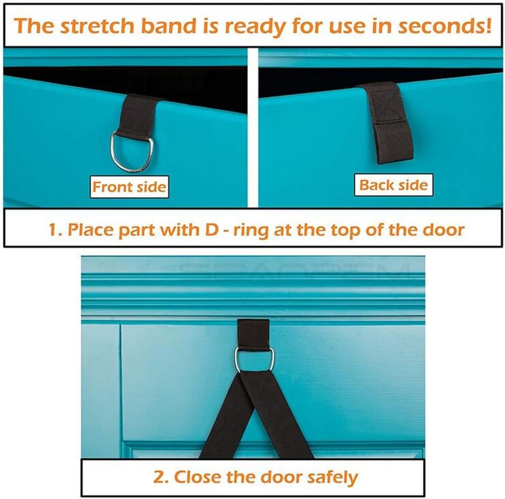 Leg Stretch Band, Door Flexibility Trainer, Improve Leg Stretching Foot Stretcher Band - Image 5