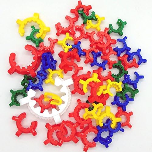 Dalong Keck Plastic Clip 18mm Multiple Colors (Pack of 6)