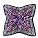 Oksale Women Ladies Floral Printed Square Scarf Scarve Head Wrap Shawl (Purple)