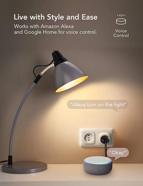 Nooie WLAN Steckdose Funktioniert mit Alexa Google Home fr die Sprachsteuerung 2 4 GHz Smart Steckdosen mit Kindersicherung und Timer 4 Pack
