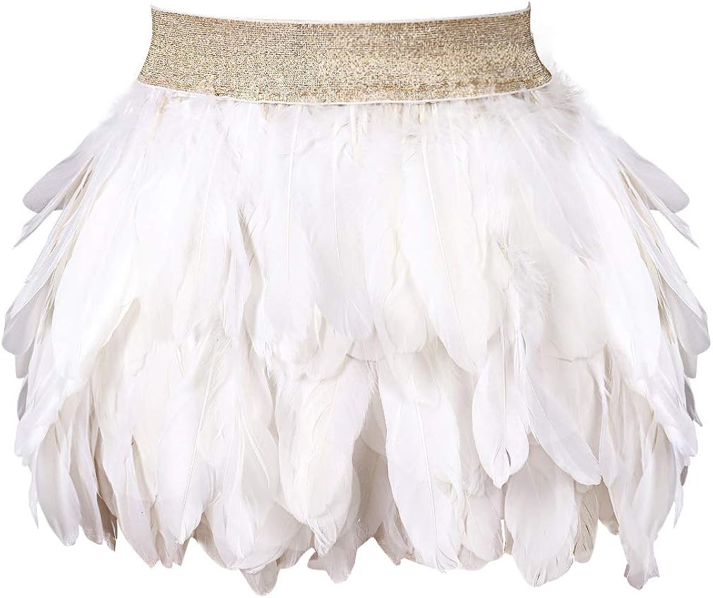 feather skirt amazon