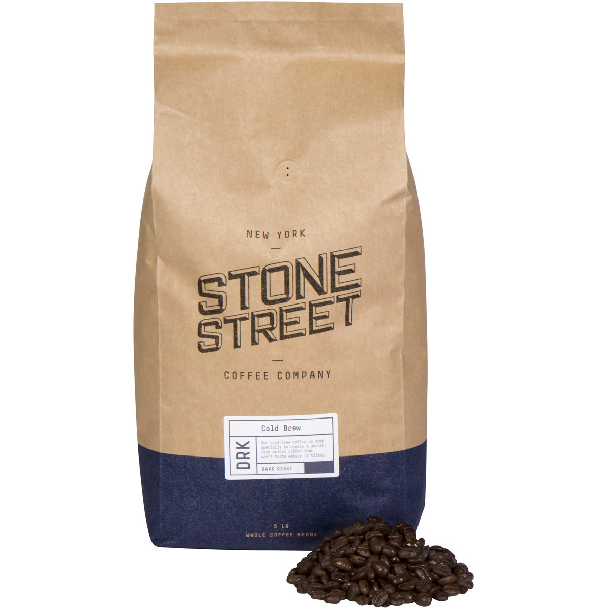 Stone Street Coffee Cold Brew Reserve Whole Bean Coffee, 5
