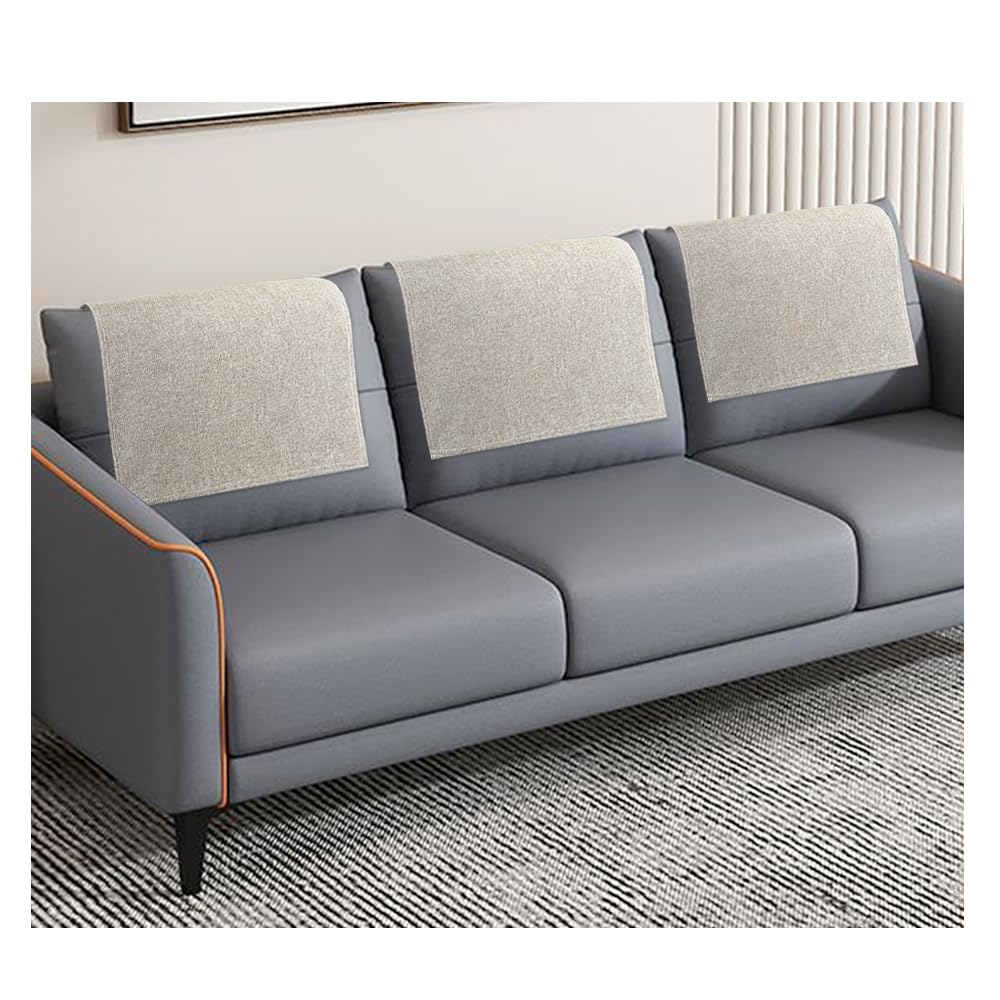 NEPPT Recliner Headrest Protector 3 Pieces Headrest Cover for Recliner Chair Head Protector Cover Couch Headrest Covers