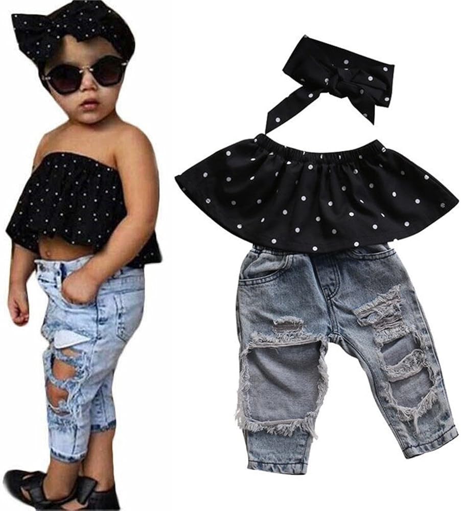 denim outfit for girls