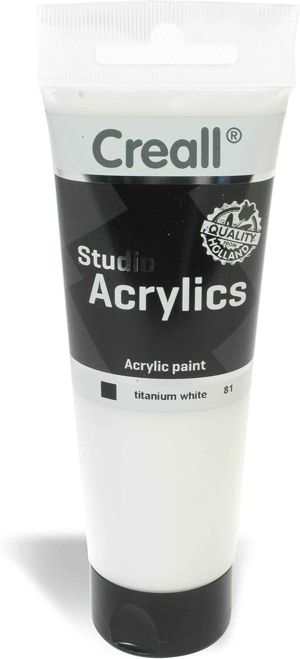 Creall Havo33781 120 ml 81 Titanium White Havo Studio Acrylics Paint Tube