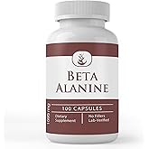 Pure Original Ingredients Beta Alanine, (100 Capsules) Always Pure, No Additives Or Fillers, Lab Verified