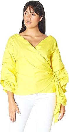 amazon yellow blouse
