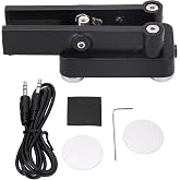 Double Paddle Telegraph Key, Magnetic Base with 3.5mm Cable | Portable CW Keyer, ABS Construction, for Morse Code Practice, Experiment Kit, with Storage Box
