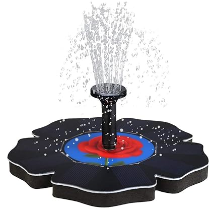 A Zitch Décor De Jardin Sans Brosse Fontaine Deau Flottante