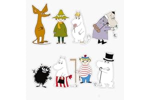 SMJ DESIGNS Moomin Sticker Vinyl Waterproof Sticker Decal Car Laptop Wall Window Bumper Sticker 5"