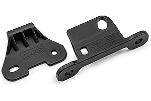 DV8 Offroad Hard Top Mounting Brackets for 2018-2025 Jeep Wrangler JL & Gladiator JT | Complete Set | Steel Construction | Micro-Texture Black Powder Coat