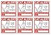 SecurePro Products 6 Cat Alert Safety Warning Window Door Stickers; in Case of Fire Notify Rescue Personnel to Save Cat